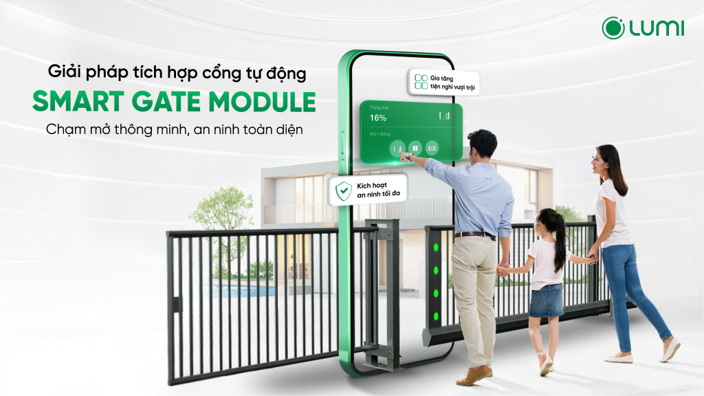 Smart Gate Module - Giải pháp gia tăng tính năng cho cửa cổng tự động